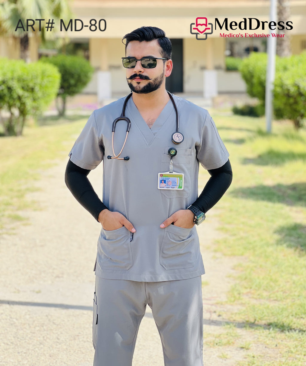 Executive Unisex Scrub MD-80 Silver Grey