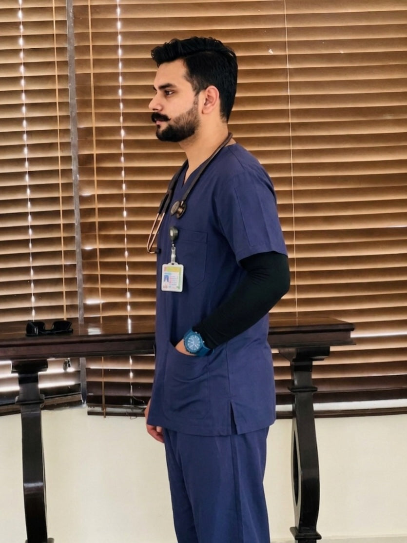 Executive Unisex Scrubs MD-83 (Navy Blue)