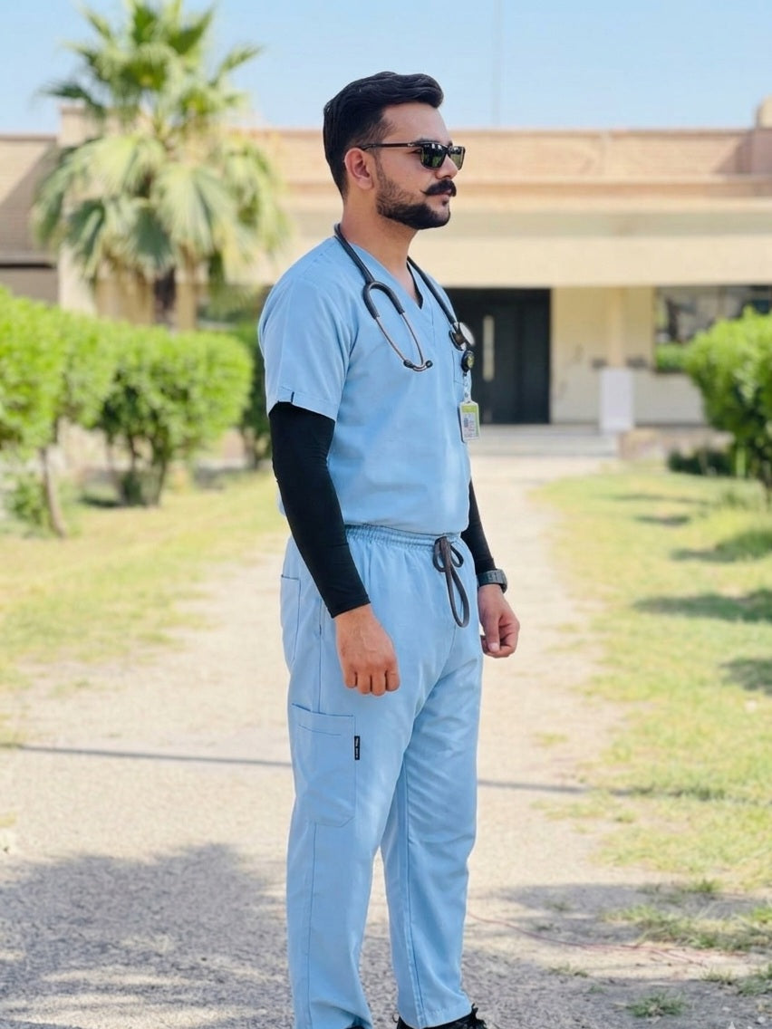 Executive Unisex Scrubs MD-84 (Sky Blue)