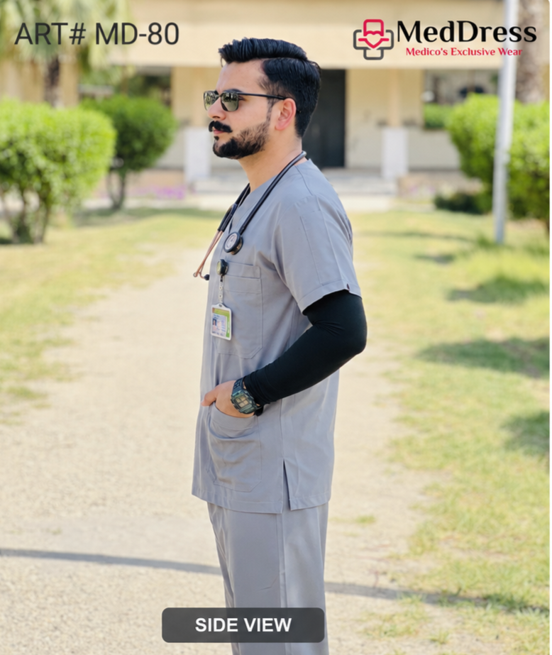 Executive Unisex Scrub MD-80 Silver Grey