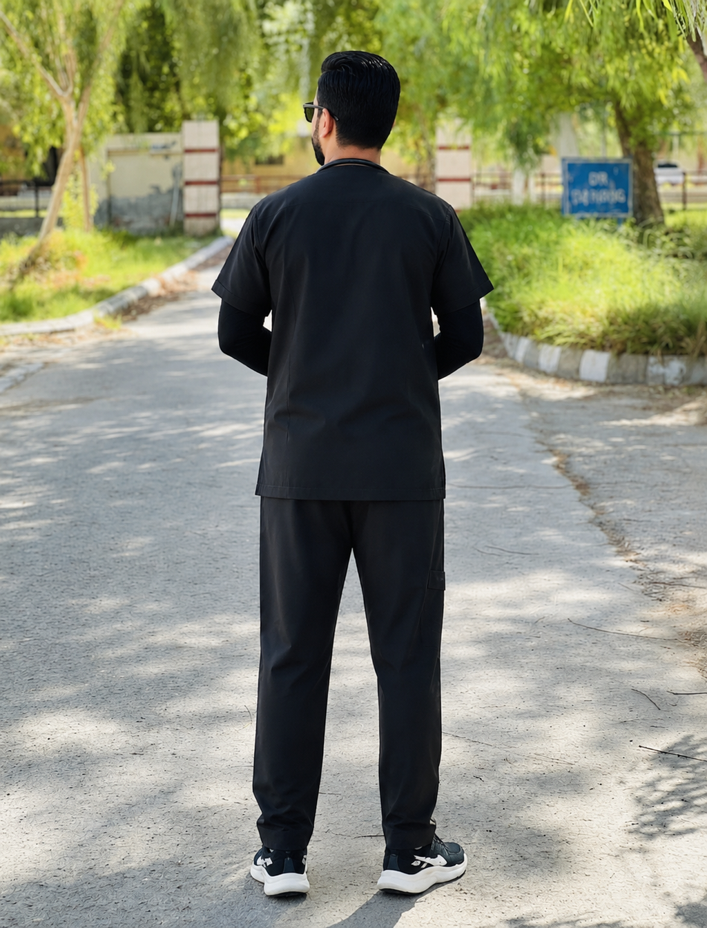 Executive Unisex Scrubs MD-82 (Black)