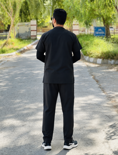 Executive Unisex Scrubs MD-82 (Black)