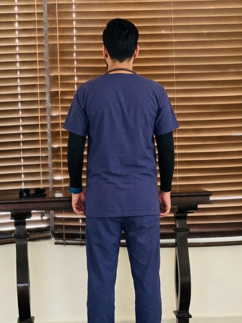 Executive Unisex Scrubs MD-83 (Navy Blue)
